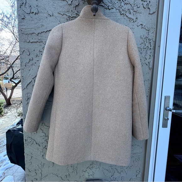 J.Crew City Coat Wool blend Camel Tan Size 2 - Picture 8 of 15